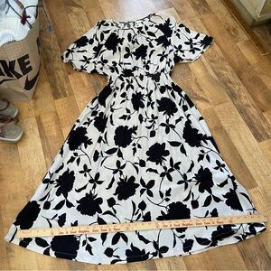 H&M Black and White Dress